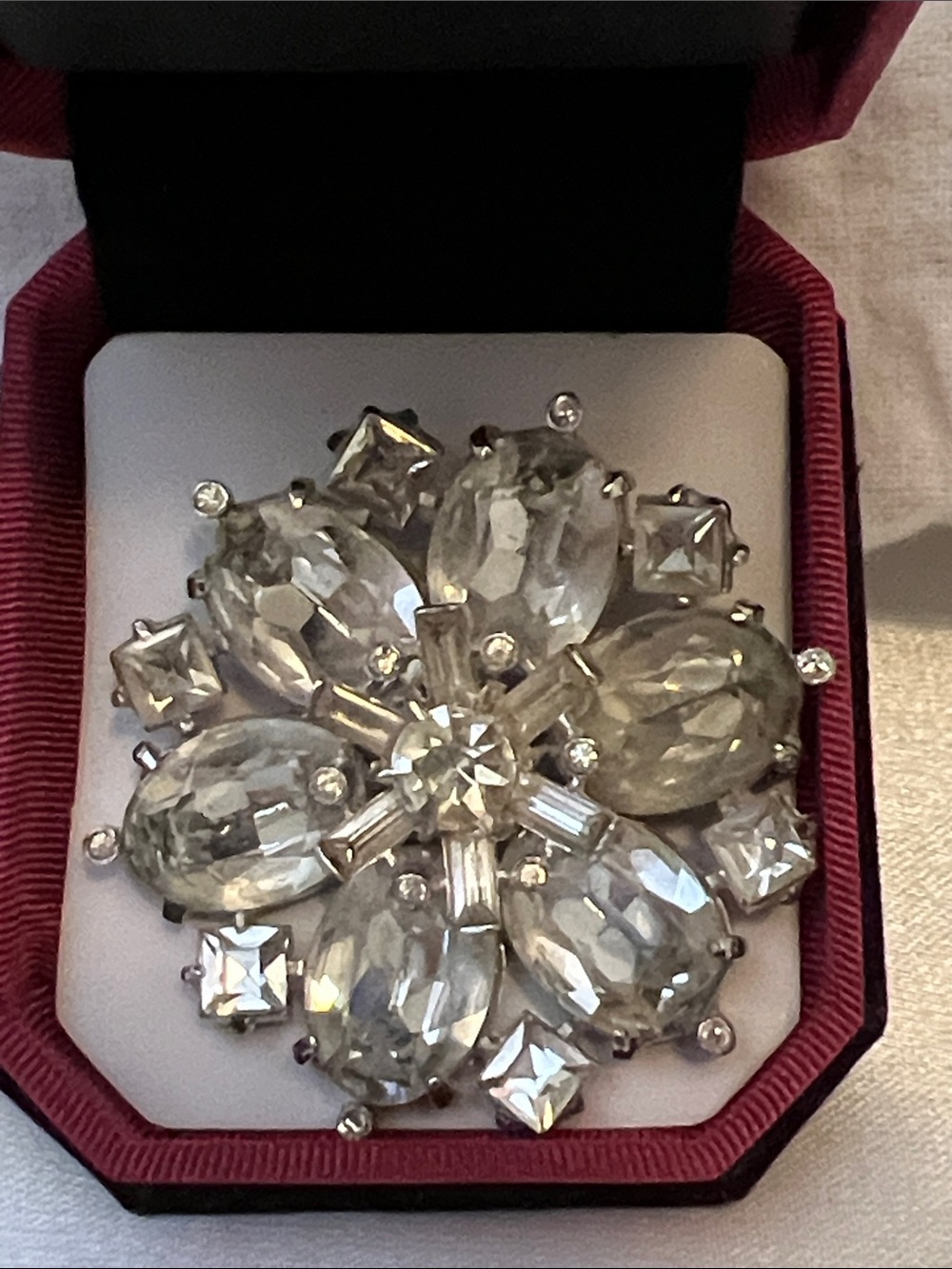Coro brooch sterling  silver back
